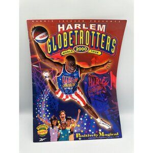 Harlem Globetrotters World Tour 2000 Program Souvenir Book Pre-Owned Colorful